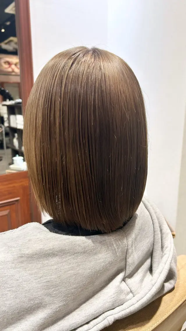 カラー ベージュカラー ヘアカラー 長谷川 桃々香のヘアスタイル