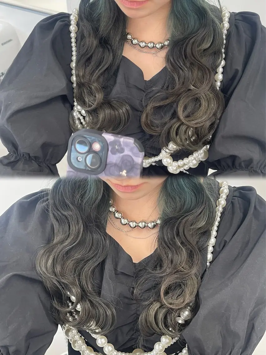 ヘアセット、トリートメント付きの写真