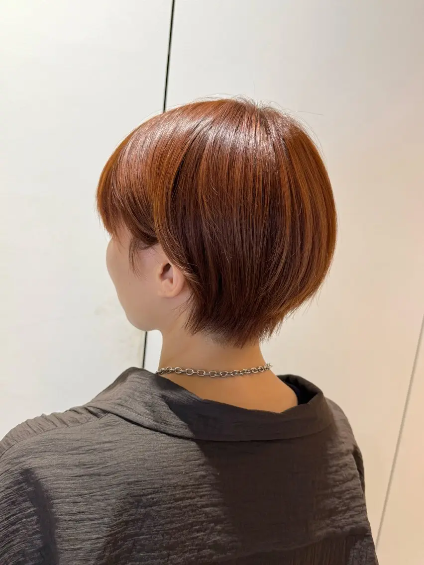 ショート ヘアカラー 川畑 心子のヘアスタイル