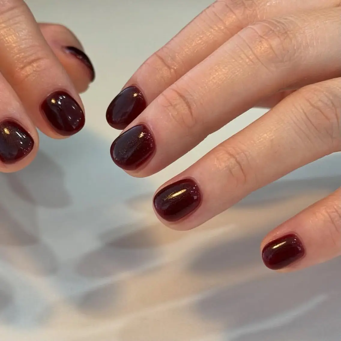 ネイル グラデーション ラメ(グリッター) マグネットネイル ミラーネイル ニュアンスネイル ハンドネイル Lumi de nailsのネイルデザイン