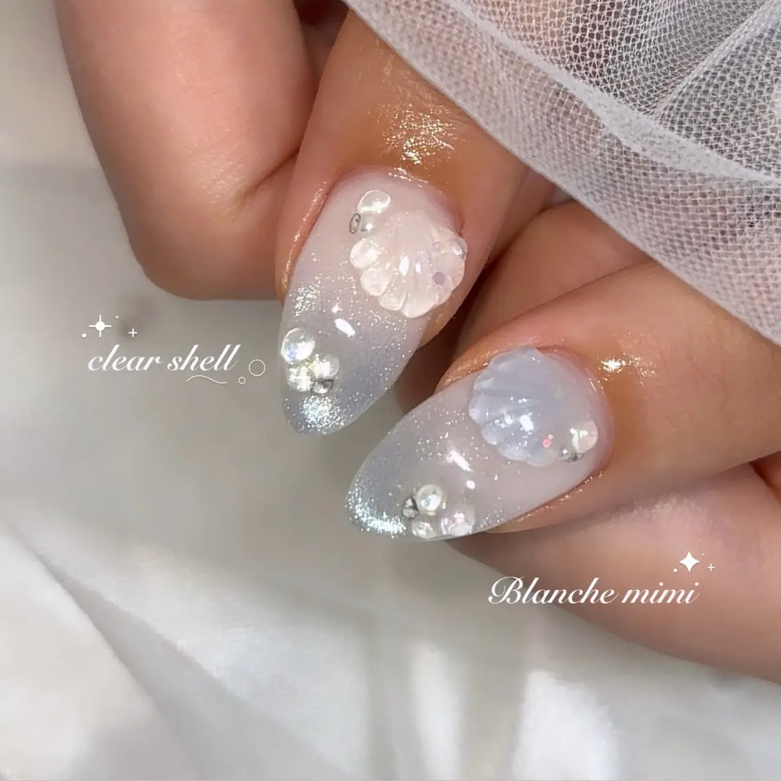 ネイル ハンドネイル Blanche mimi.u_aのネイルデザイン