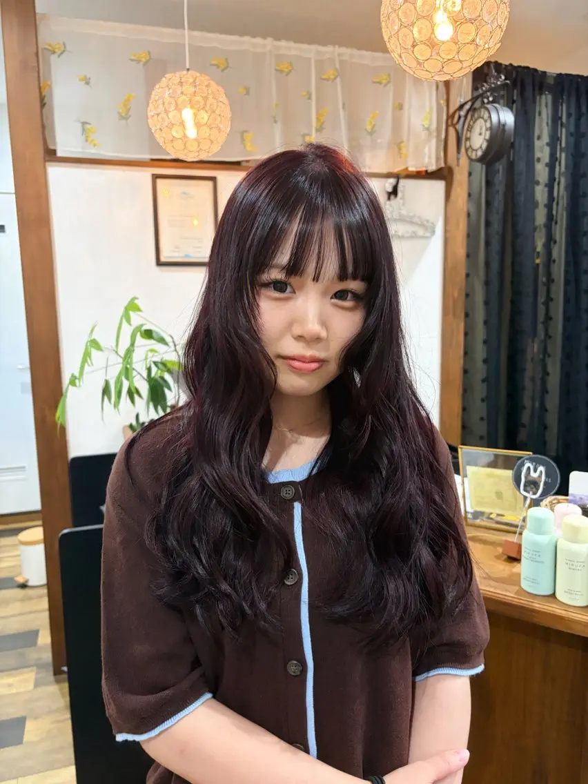 ロング ヘアカラー カラーモデル募集🩰 Amiのヘアスタイル