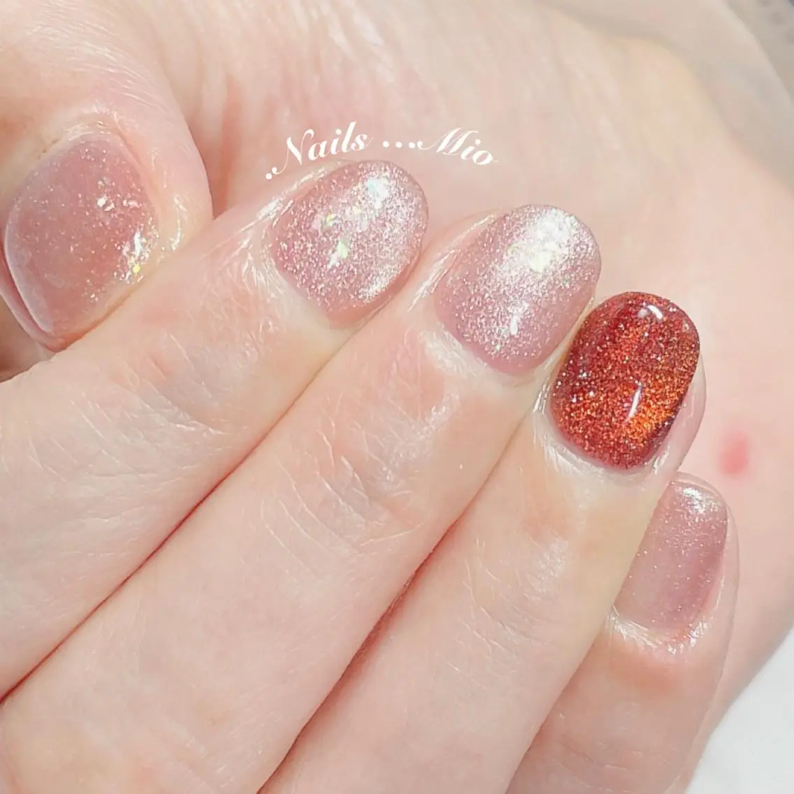 ネイル フットネイル ジェルネイル マグネットネイル ハンドネイル ハンドケア .Nails Mio 赤羽西ネイルサロンのネイルデザイン