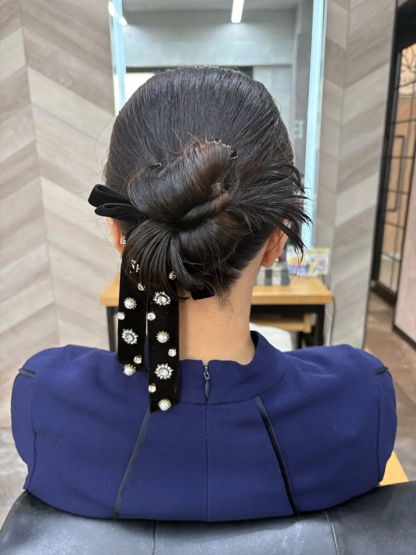 ミディアム ヘアアレンジ ボブ ヘアセット SHANTi 飯塚 ヘアセット/髪質改善のヘアスタイル