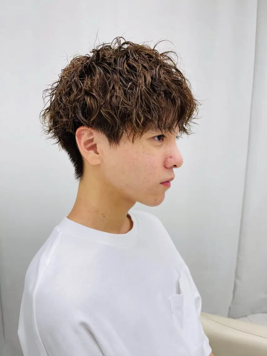 ショート パーマ Junka/レイヤー /透明感艶カラー🎀のヘアスタイル