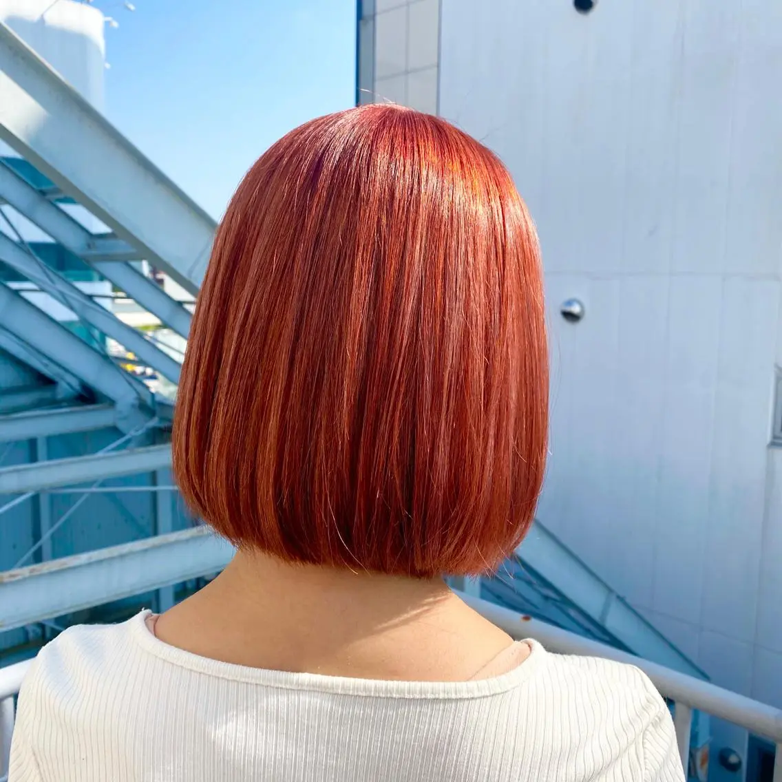 ショート カラー 🩵ブリーチカラー MIORI🩵のヘアスタイル