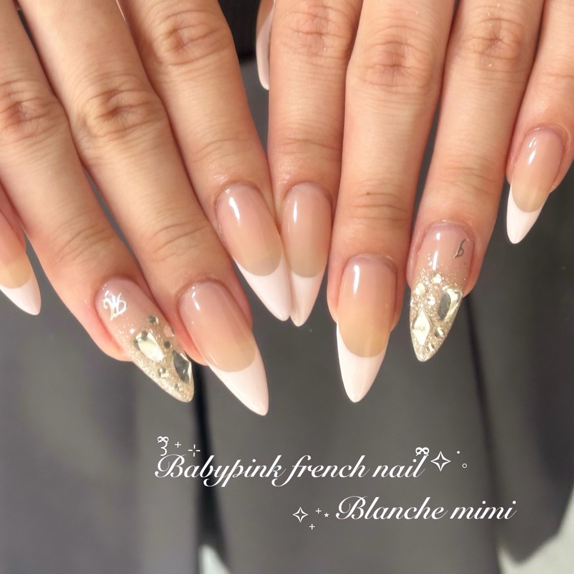 ネイル ハンドネイル Blanche mimi.u_aのネイルデザイン