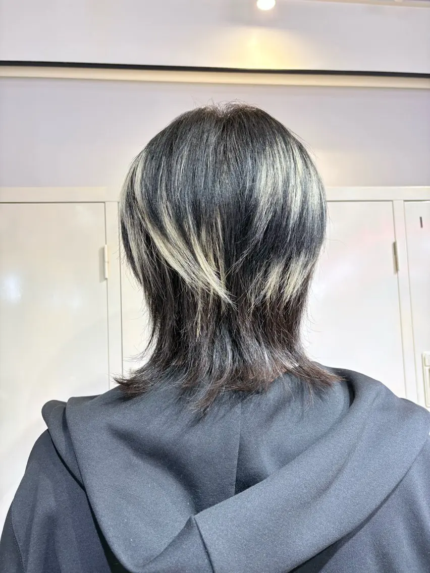 カラー メンズ カット ヘアカラー 🧤高明度ハイトーン 🧤莉音のヘアスタイル