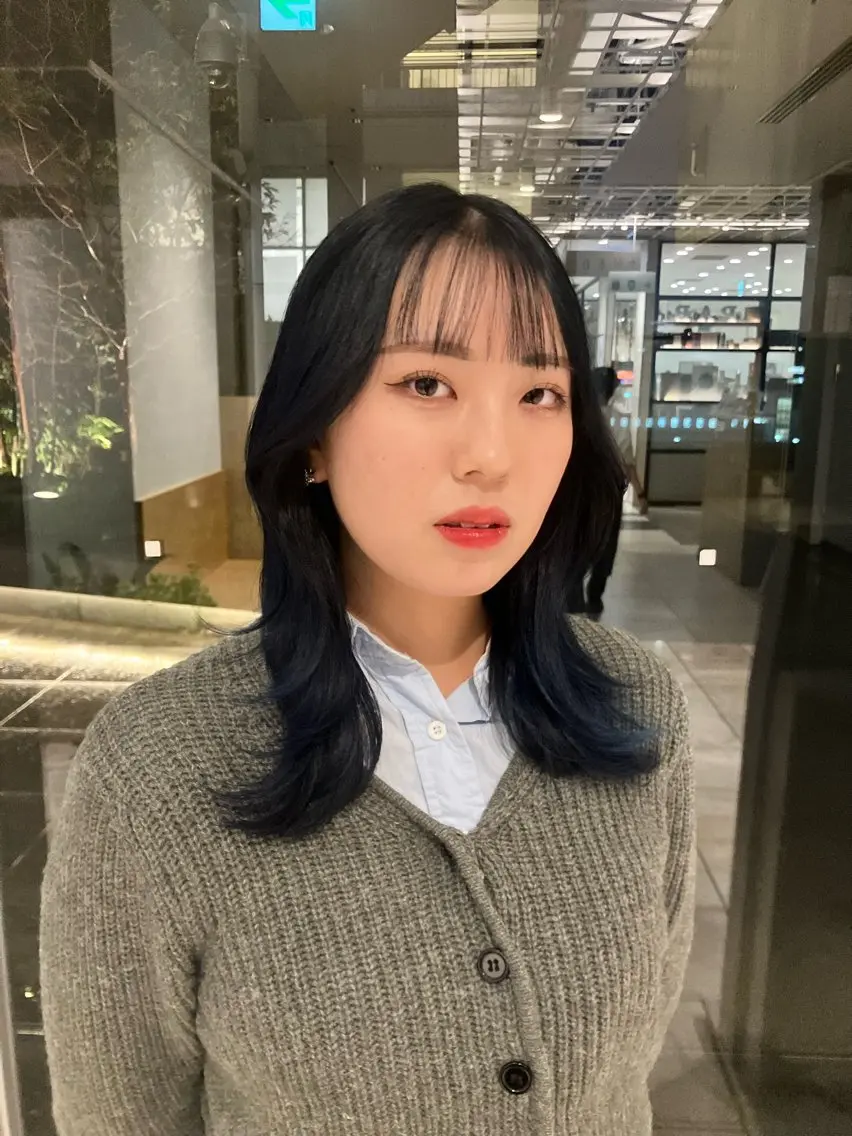 ミディアム chico .のヘアスタイル