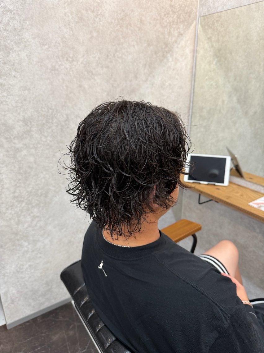 ミディアム メンズ 【メッシュ×パーマ】 ❤️‍🔥Koukiのヘアスタイル