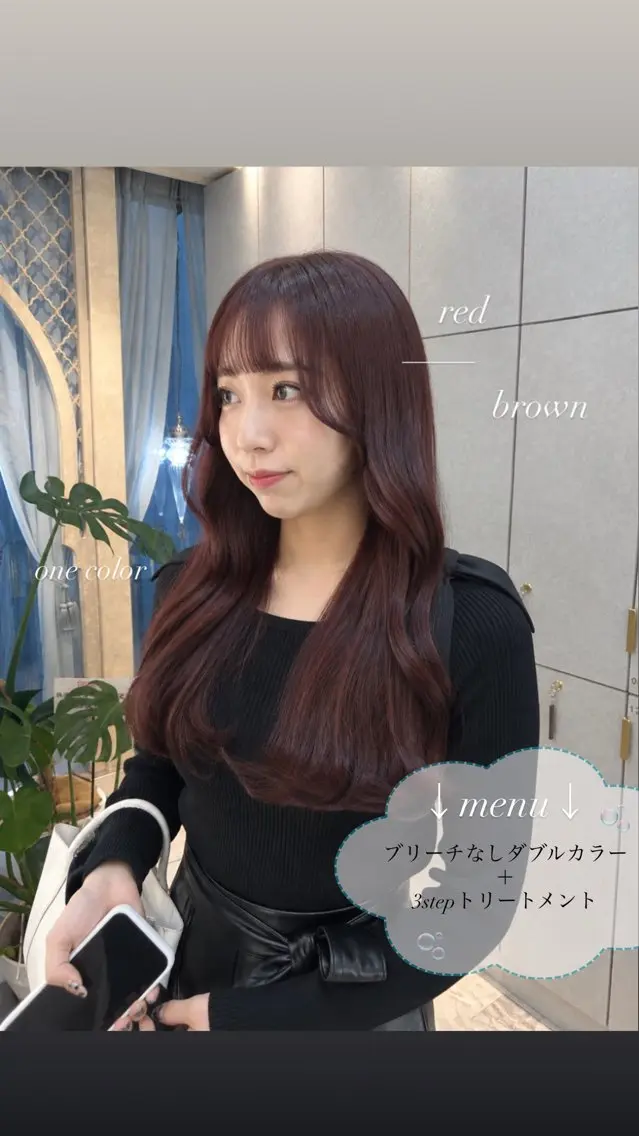 ロング カラー Bob/ダブルカラー サナのヘアスタイル