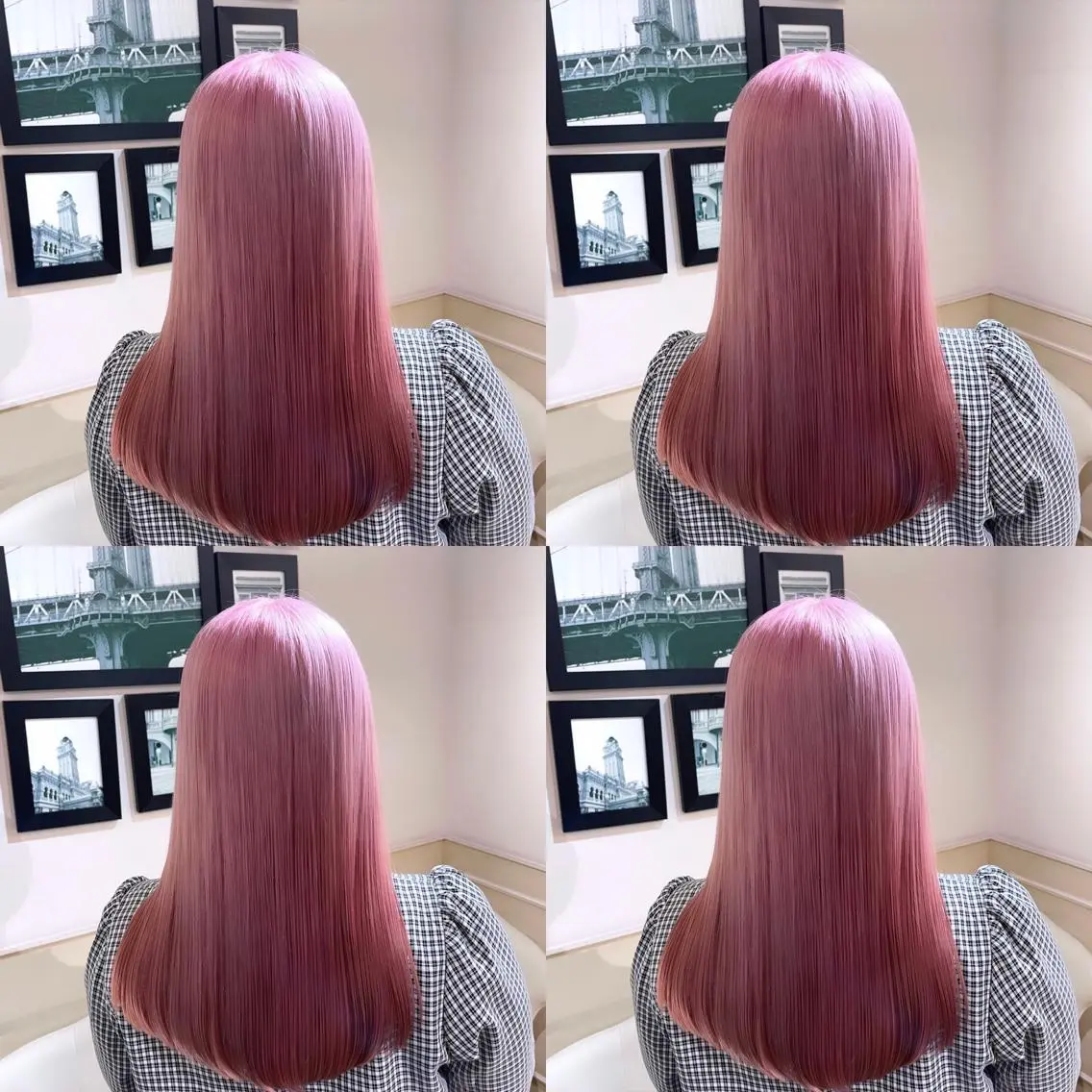セミロング カラー ピンクカラー 🌟トップデザイナー 高橋🌟のヘアスタイル