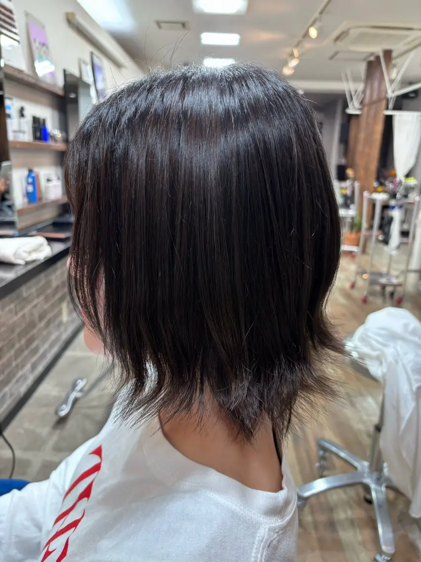 ショート ヘアカラー メンズカットモデル 募集🫧Hina🫧のヘアスタイル