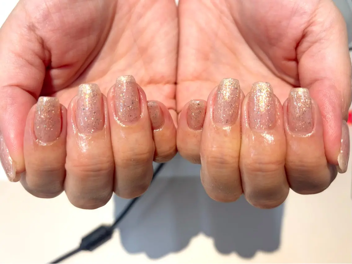 ネイル グラデーション ラメ(グリッター) ラメグラデーション Tomoyo Nailのネイルデザイン