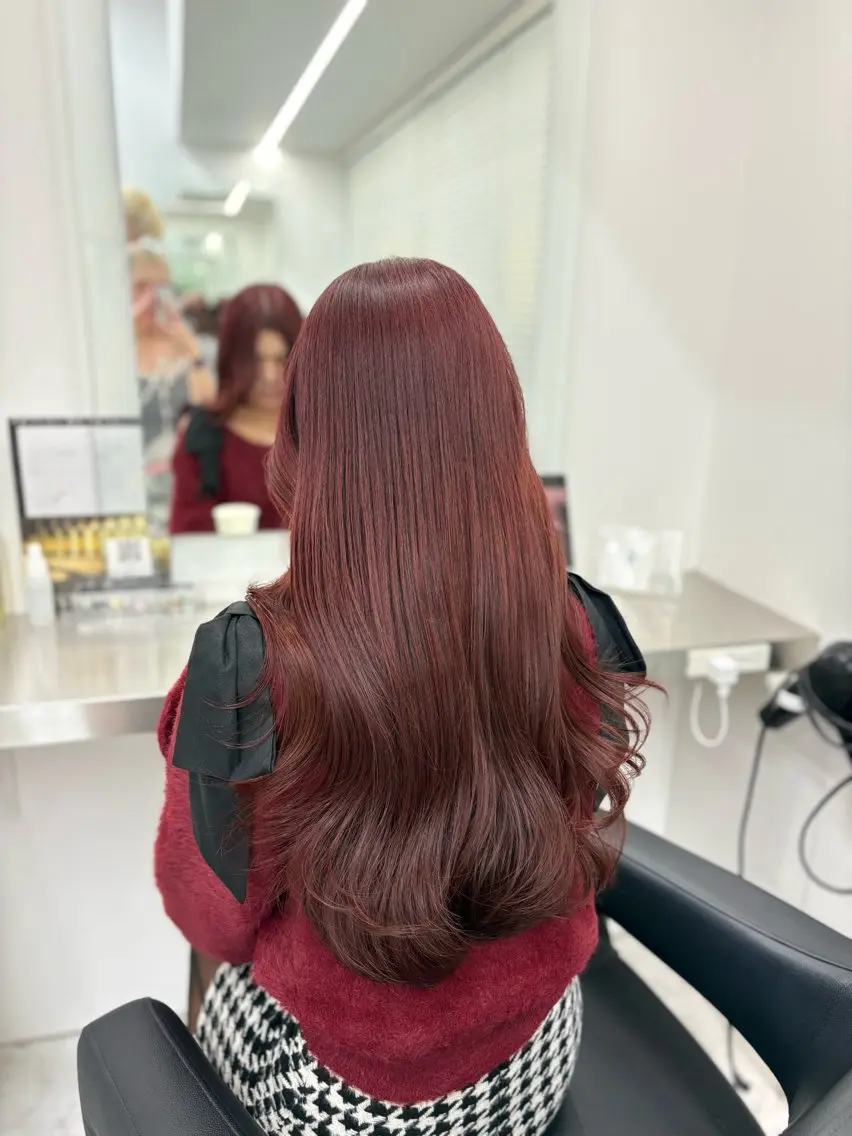 ロング カラー ヘアアレンジ ヘアカラー ヘアセット 🫧🎀うる艶暖色 🏹Nanako🎀のヘアスタイル