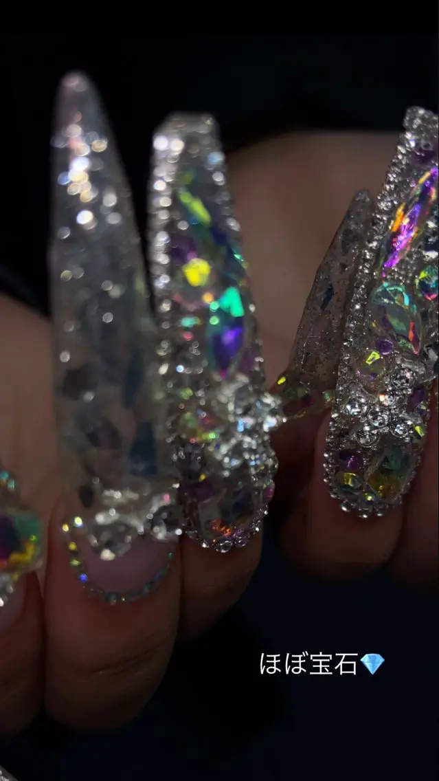ネイル ハンドネイル 💎ラピスラズリ💎 RIONAのネイルデザイン