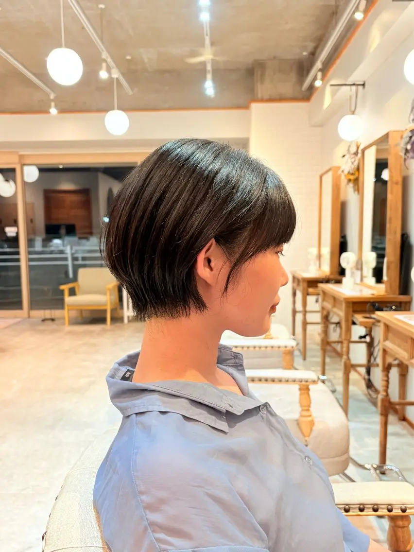 ショート ショートヘア ゆとり 茨木/大阪/パーマのヘアスタイル