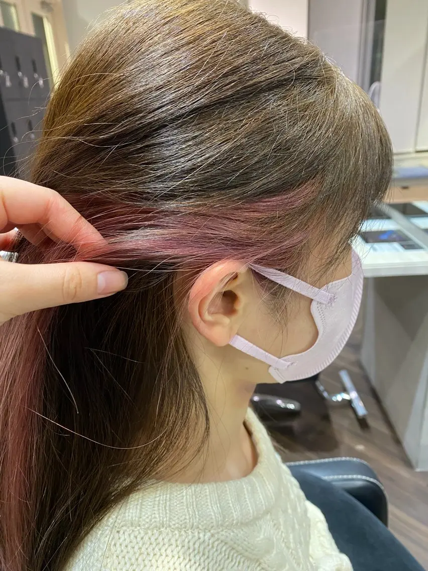 カラー イヤリングカラー ﾓﾃﾞﾙさん 大募集🌟Mayuのヘアスタイル