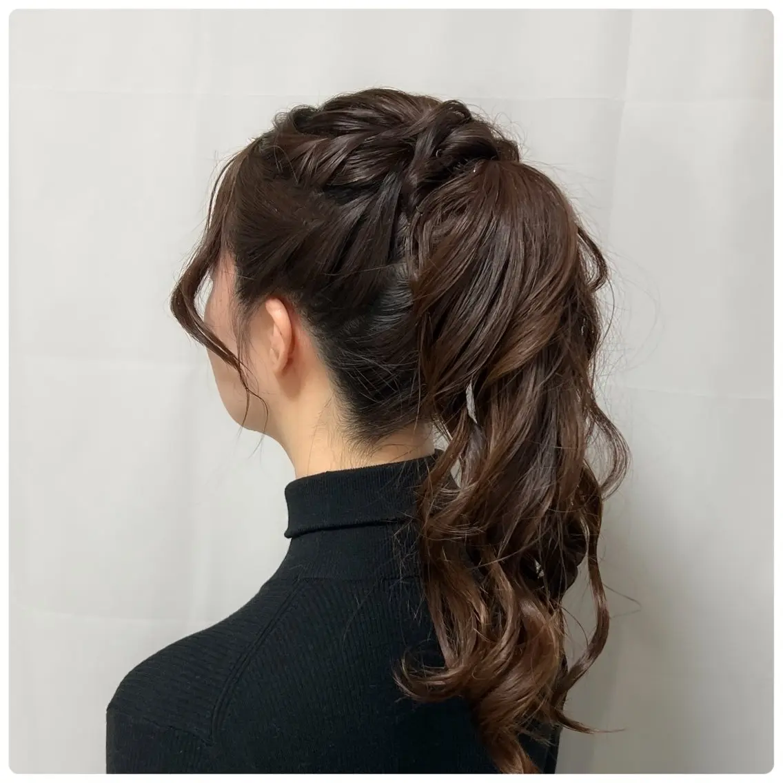 ヘアアレンジ ポニーテール ヘアセット 川崎ヘアメイク🪞 CHATEAUのヘアスタイル