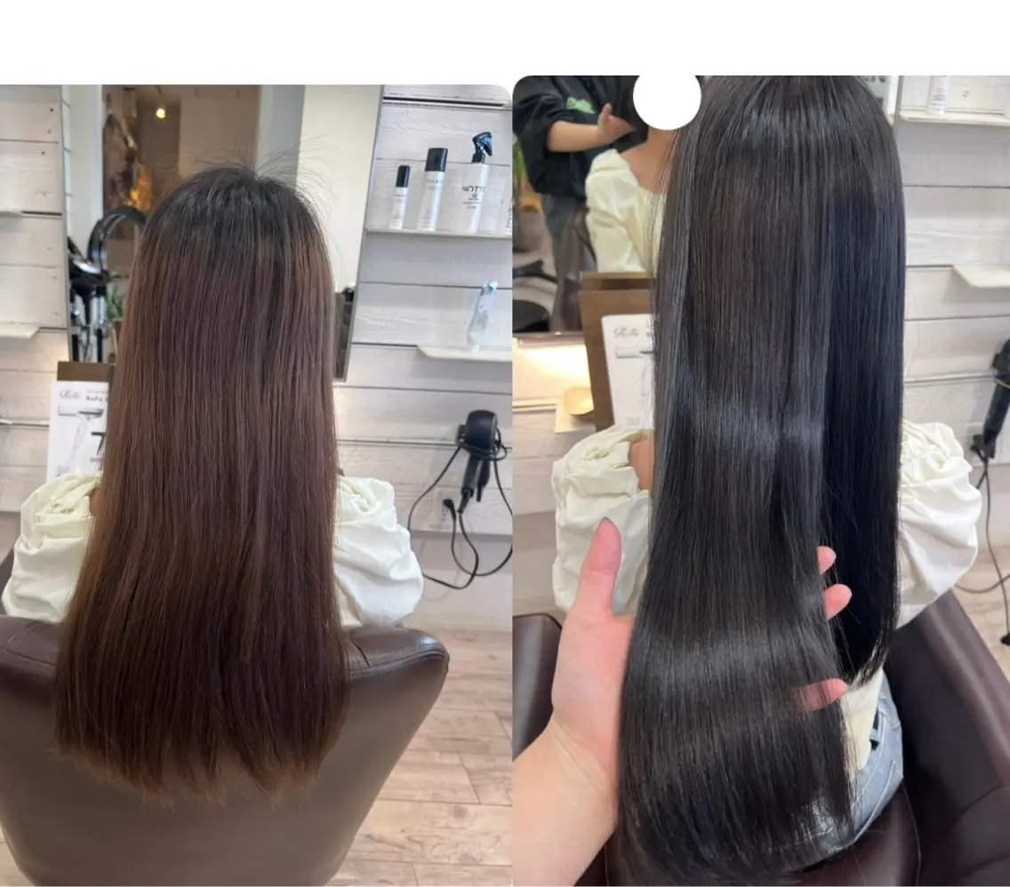 セミロング 三原 つばさのヘアスタイル