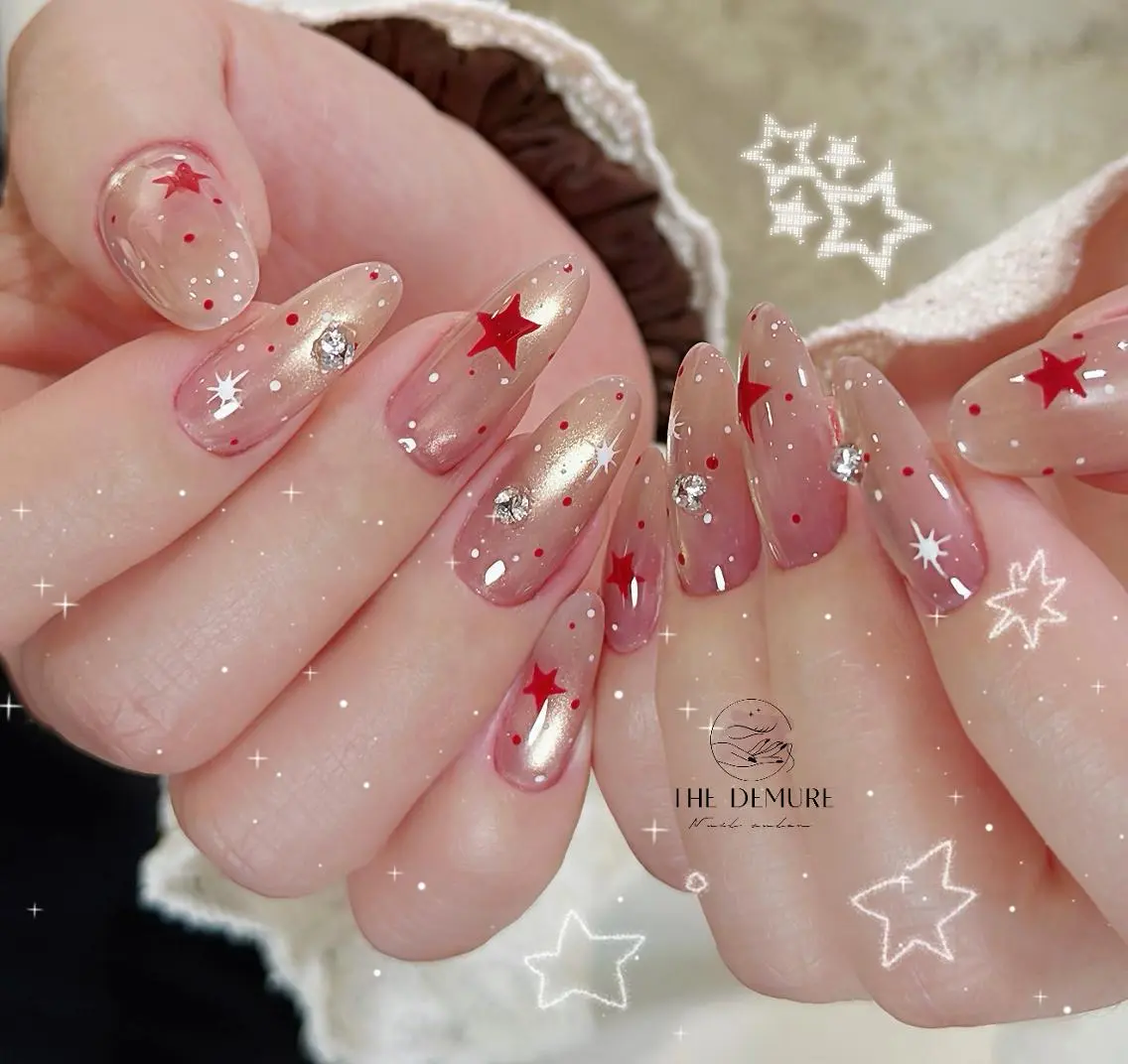 ネイル アートネイル フットネイル 韓国ネイル マグネットネイル オフィスネイル ハンドネイル ハンドケア NailDemure 【銀座店】のネイルデザイン