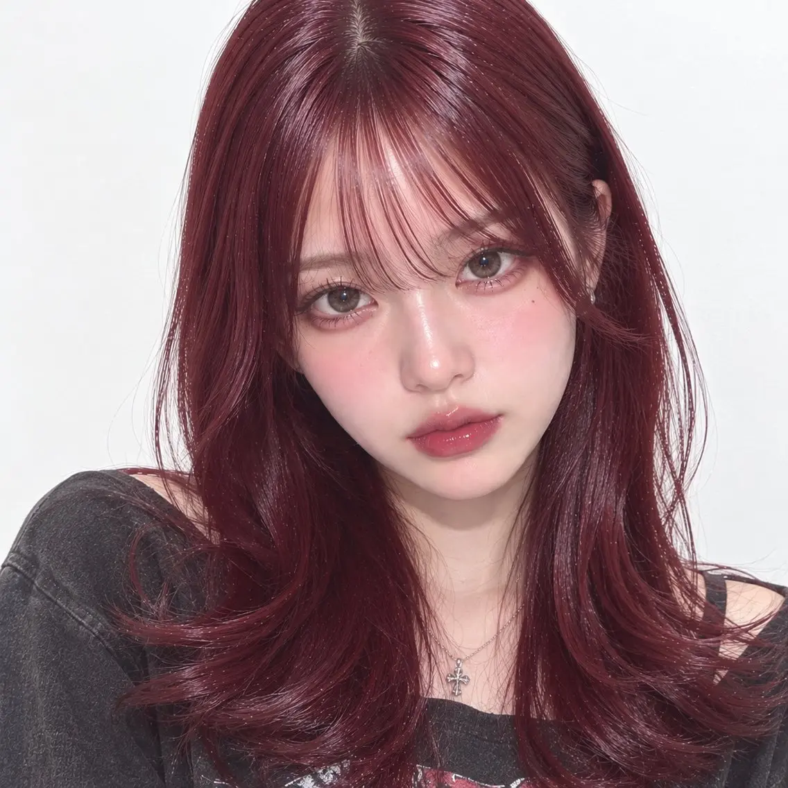 セミロング カラー カット ヘアカラー トリートメント 🍎暖色カラー× レイヤー🍎みさきのヘアスタイル
