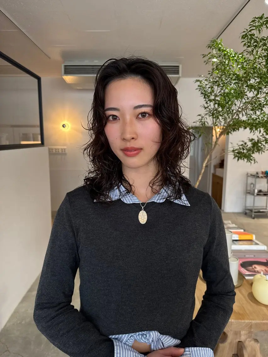 ロング パーマ カット パーマ noi / nonoのヘアスタイル