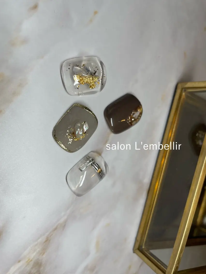 ネイル アートネイル フットネイル salon L'embellirのネイルデザイン