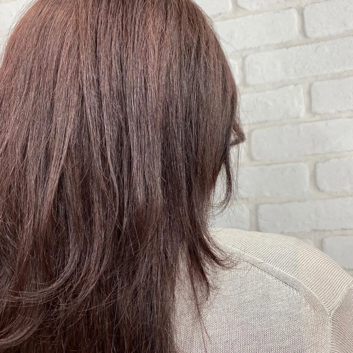 ミディアム カラー ブリーチカラー🫧 森　凪沙のヘアスタイル