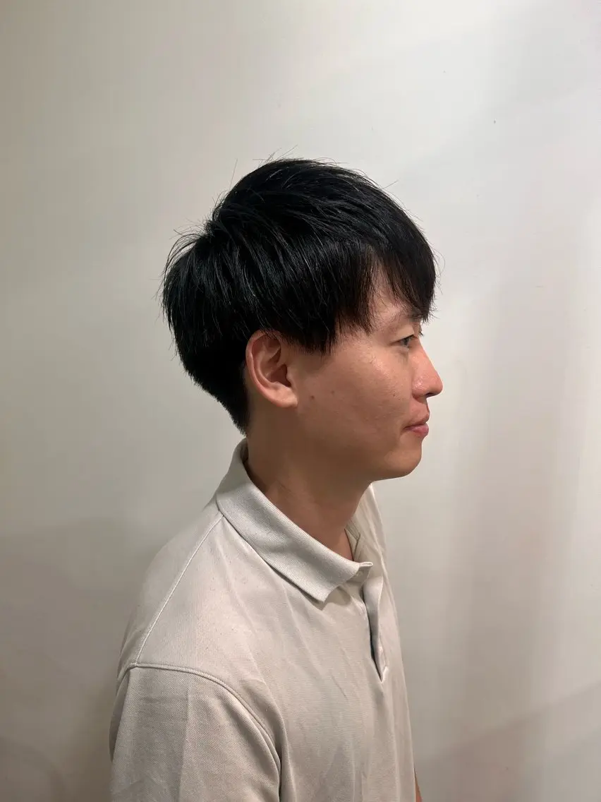 メンズ マッシュ 刈り上げ メンズベリーショート きむら なみか🪐のヘアスタイル