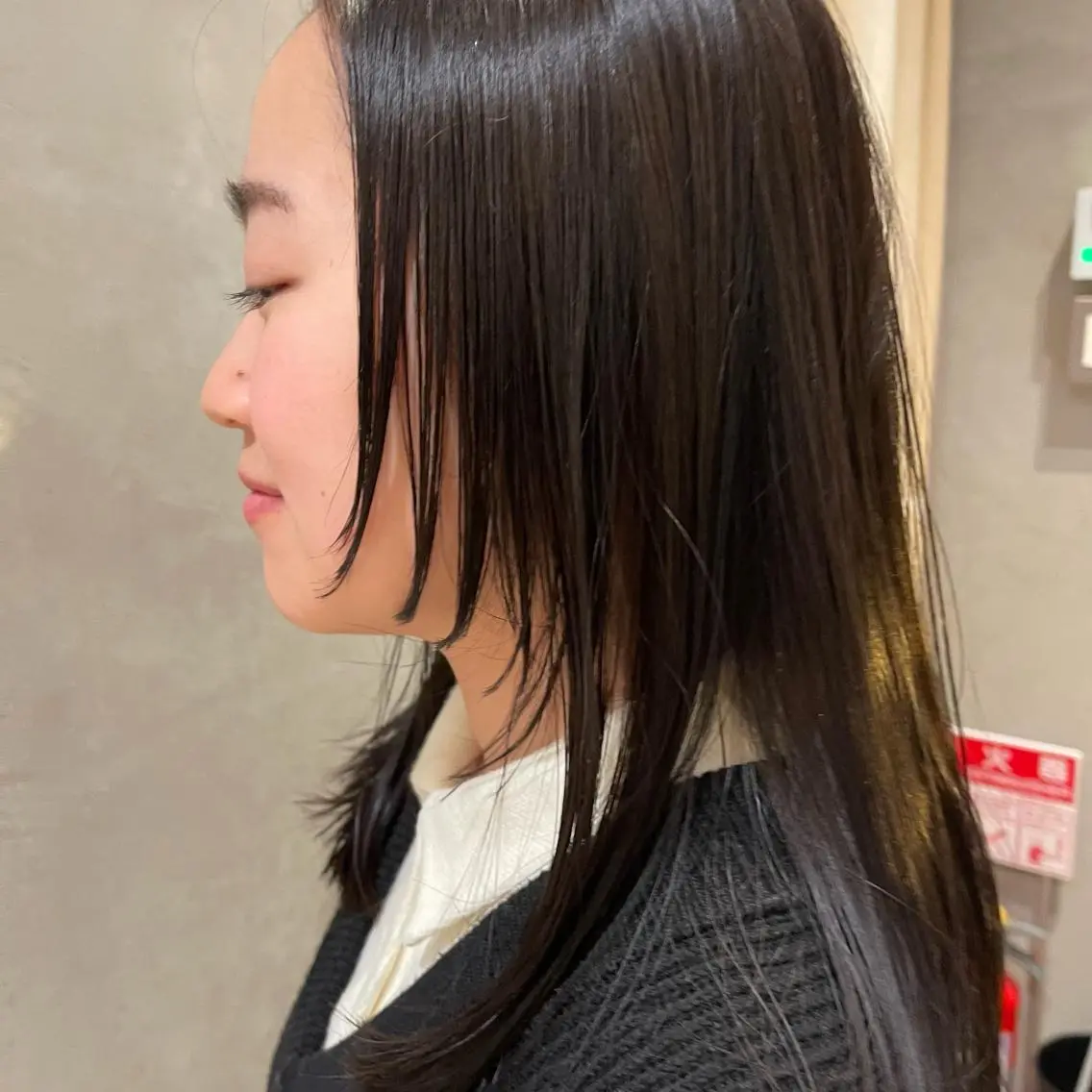 セミロング カラー パーマ ヘアアレンジ ネイル マツエク・マツパ 高井瑠華🌼 ストカールカット特化のヘアスタイル