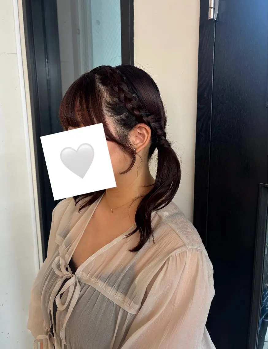 ヘアアレンジ ヘアセット みぞぐち じゅりのヘアスタイル
