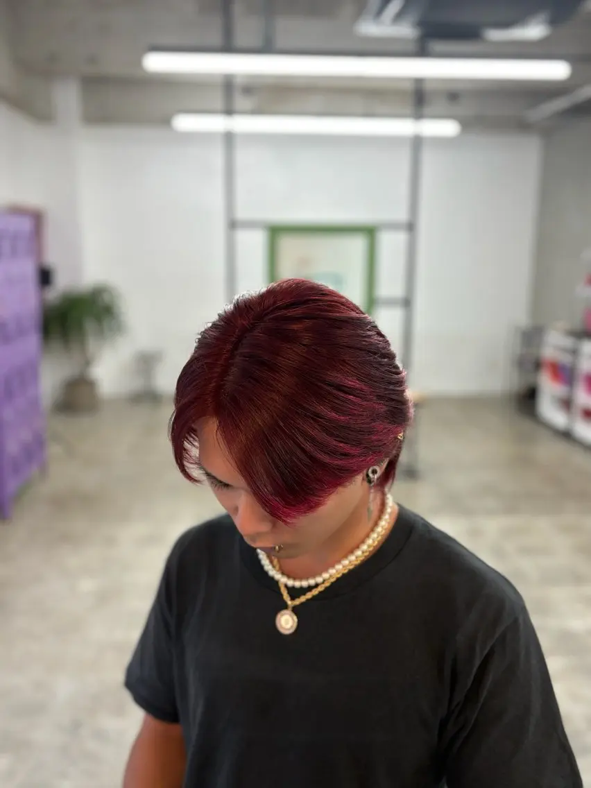 カラー メンズ カット ヘアカラー miloc sayaのヘアスタイル