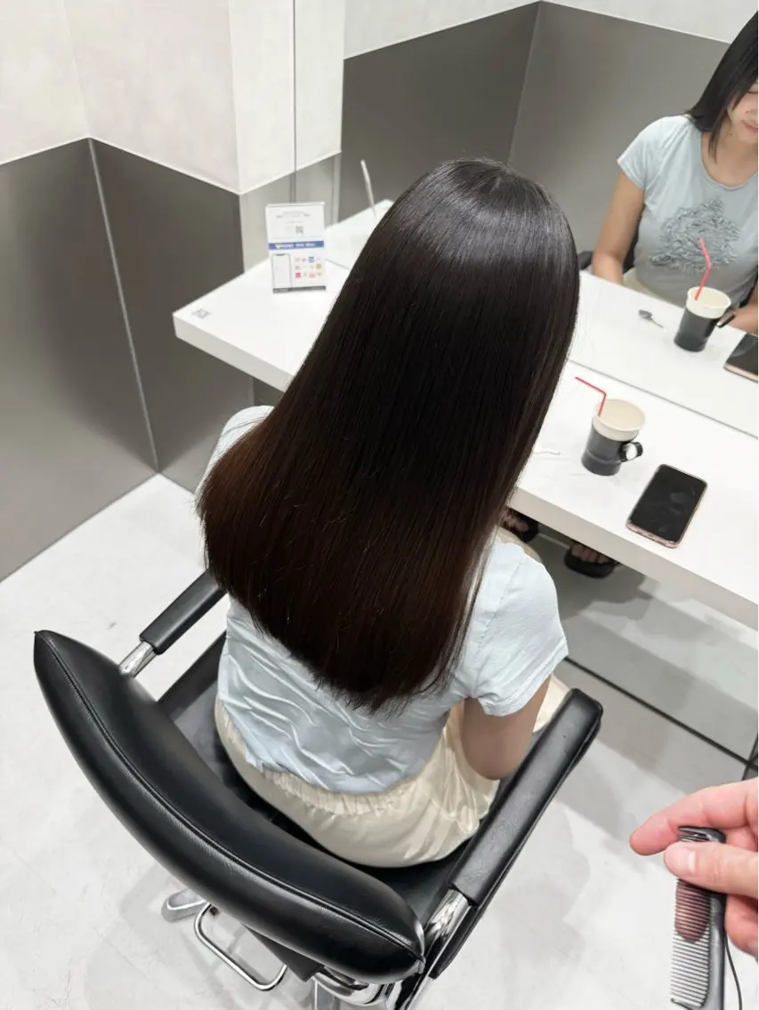 ロング 美髪職人あお🦕 髪質改善｜原宿のヘアスタイル