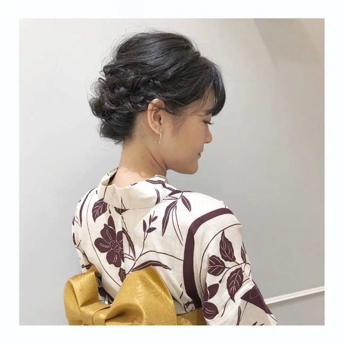 ミディアム ヘアアレンジ 浴衣 韓国ヘア🇰🇷 トヨキトキコのヘアスタイル