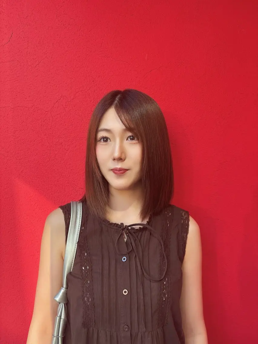 ミディアム カラー ヘアカラー 小峯 淳平のヘアスタイル