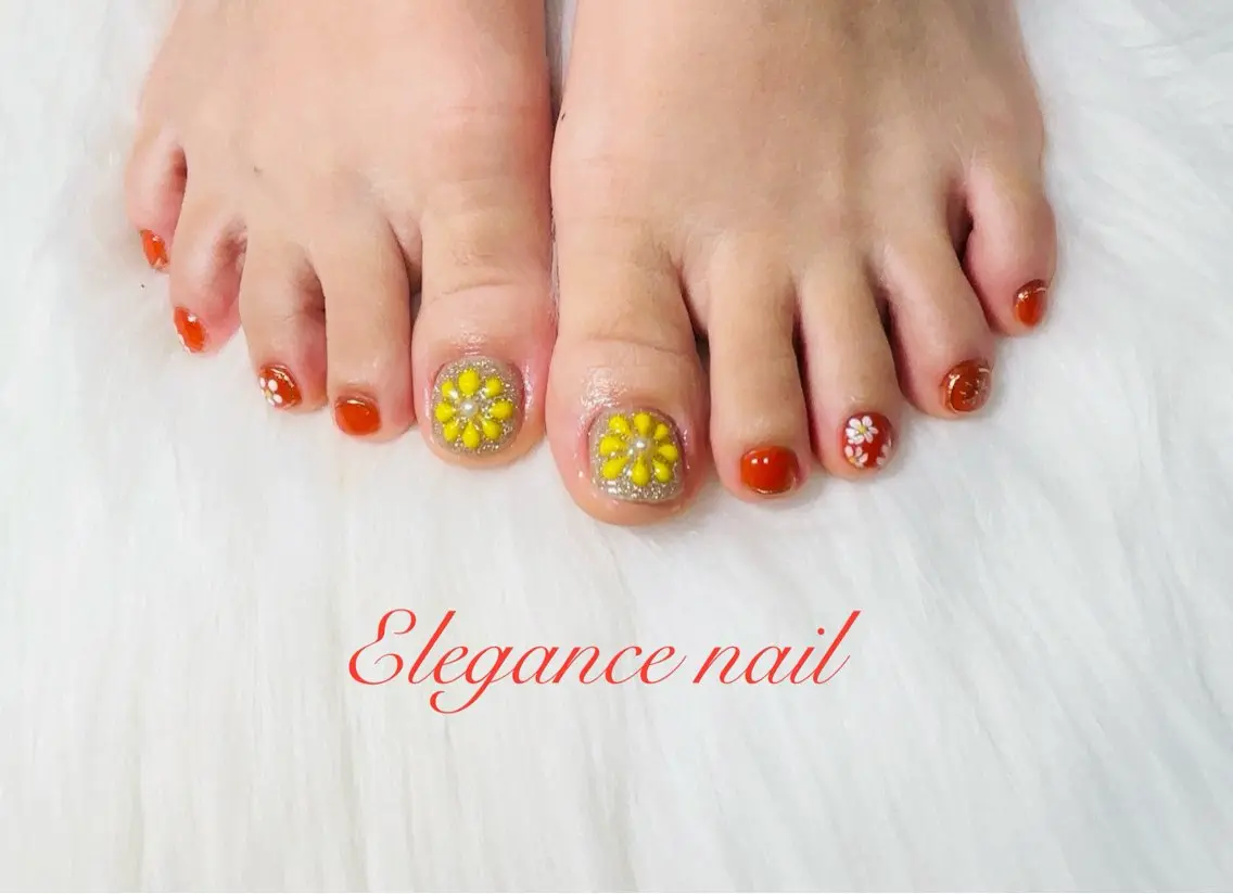 ネイル フットネイル Elegance Nail本厚木店舗のネイルデザイン