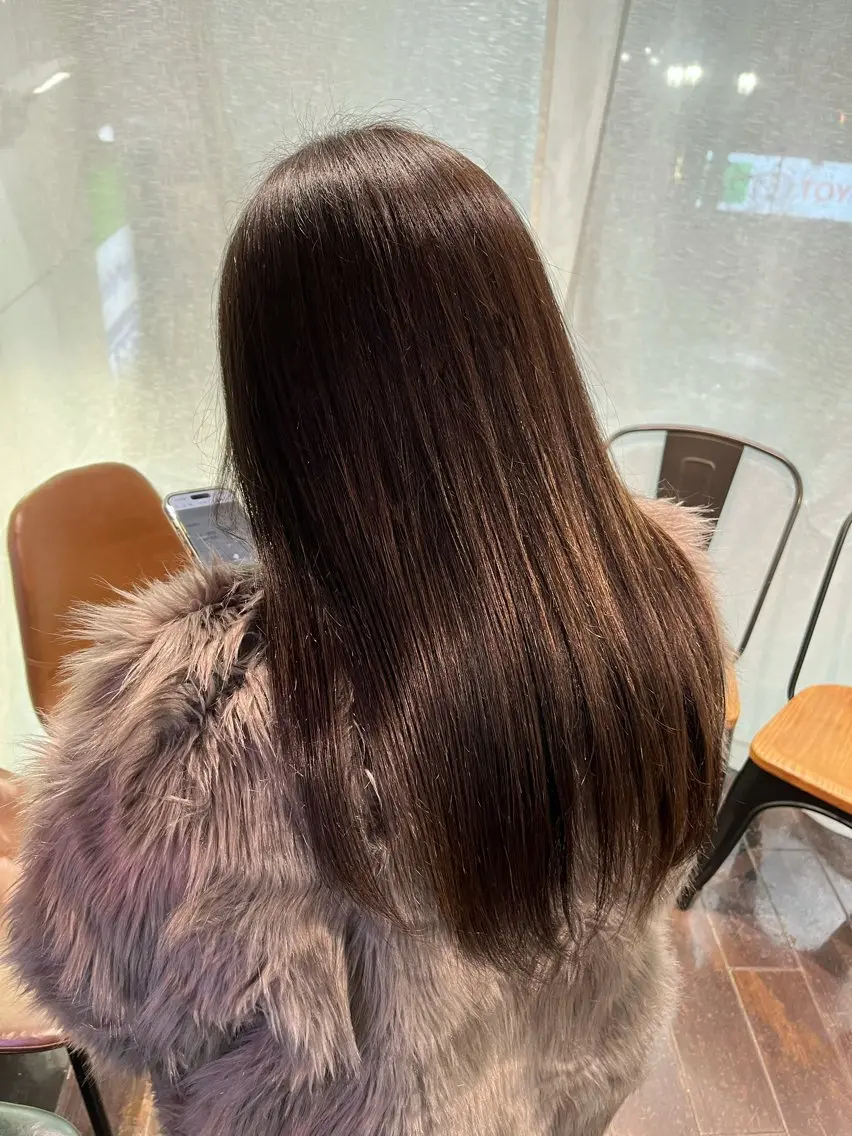 ロング 髪質改善 トリートメント カットパーマ 🌀あさみのヘアスタイル