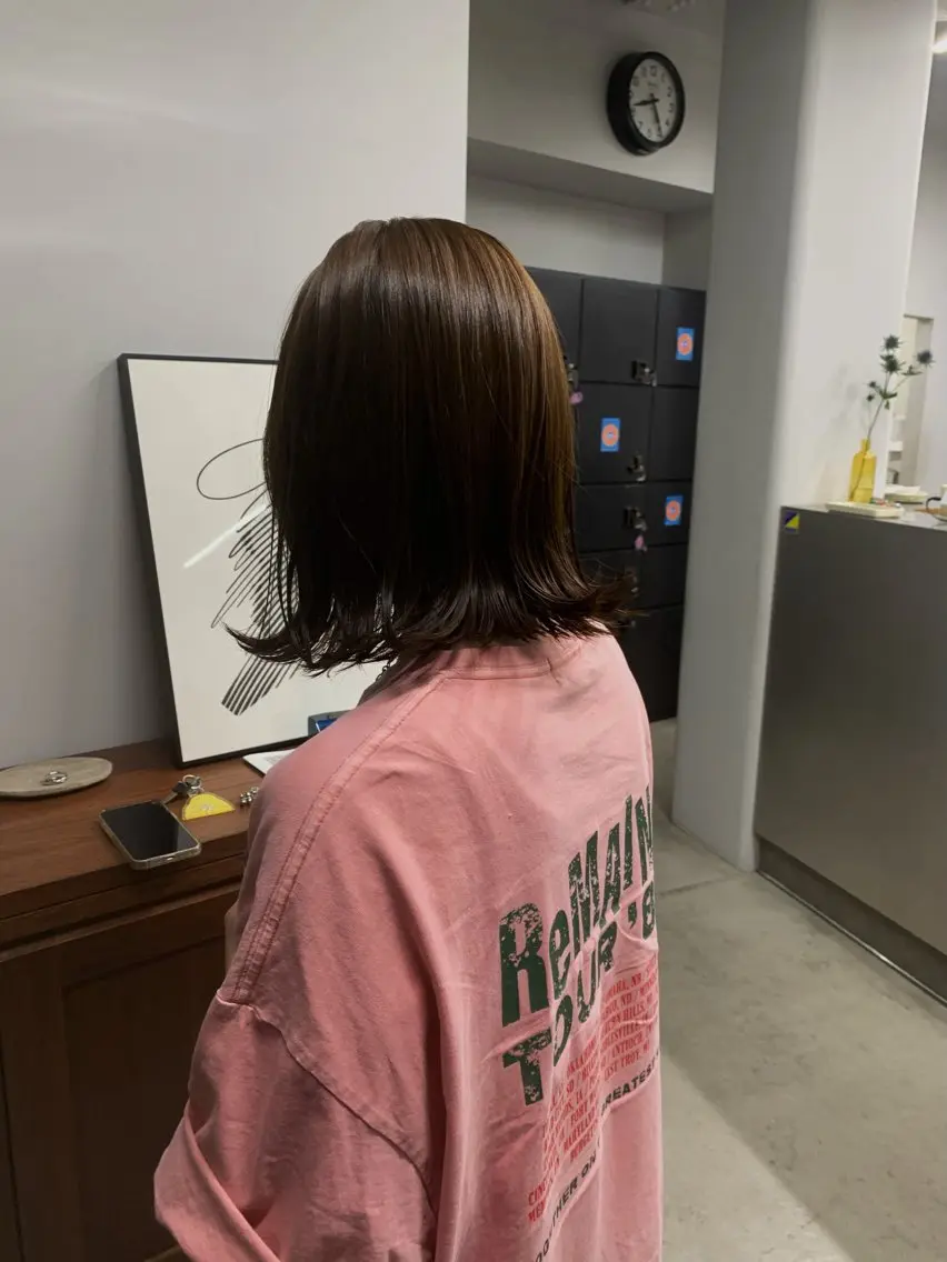 ショート 御器所／髪質 改善カラー／まりえのヘアスタイル