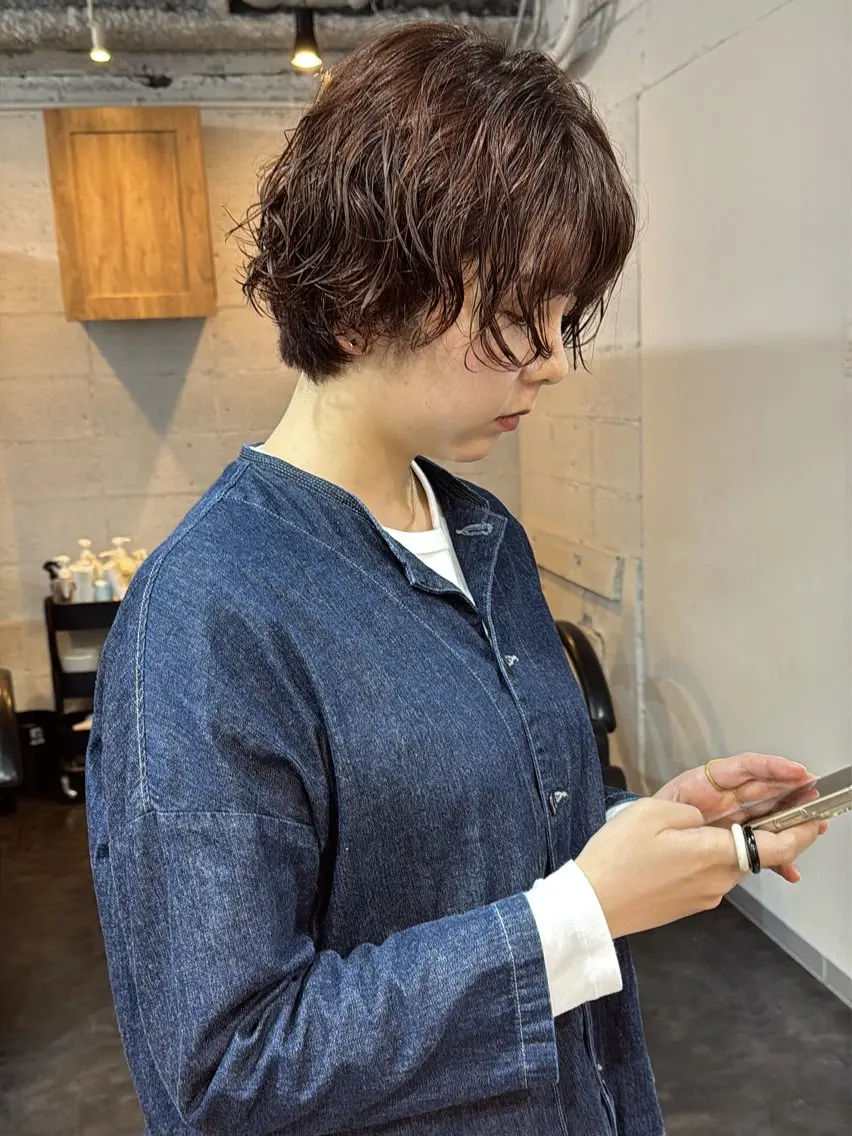 ショート カット パーマ MAI /BUCKS/天王寺のヘアスタイル