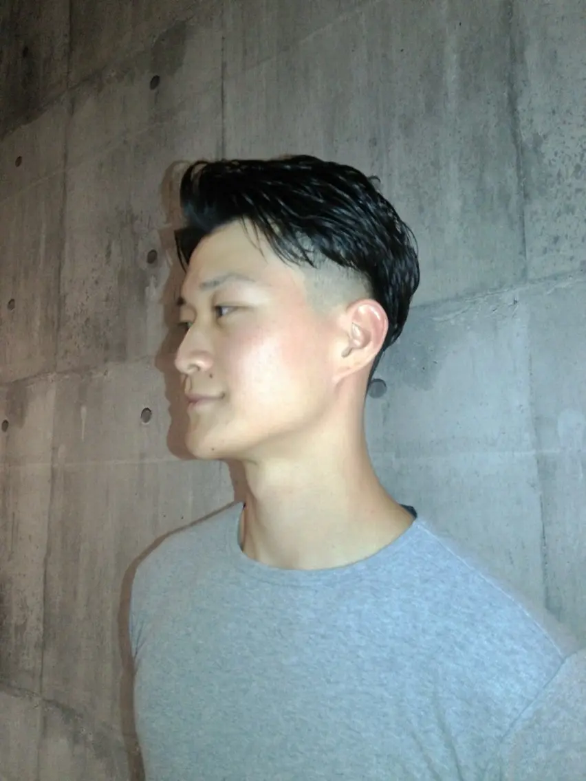 メンズ カット 窪田 力也のヘアスタイル