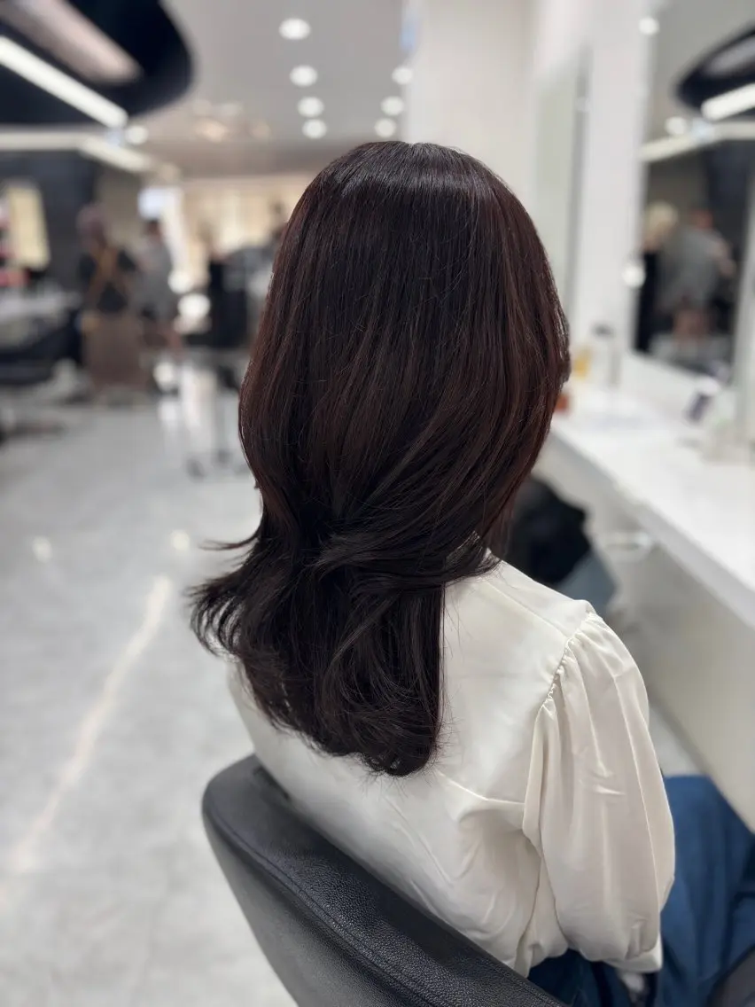 カラー ヘアカラー トリートメント 🎀ツヤ髪✖︎ 暖色🎀RYUKAのヘアスタイル