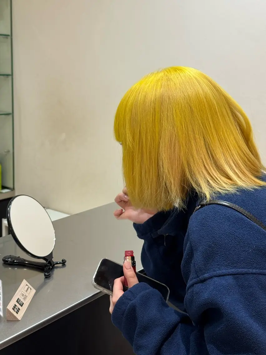 カラー 大庫 桜のヘアスタイル