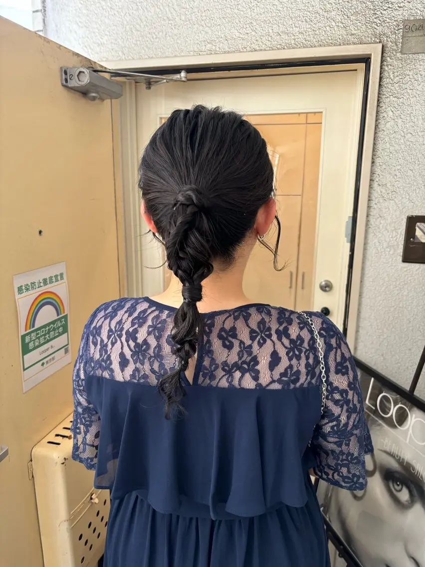 ヘアアレンジ ヘアセット eye.hair　◎ akiのマツエク・マツパデザイン