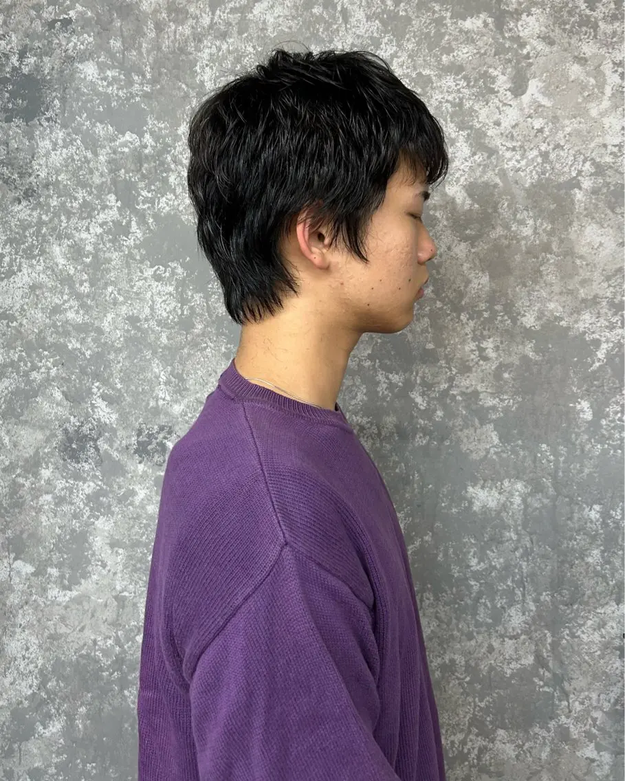 パーマ メンズ カット パーマ 🌈メンズパーマ🌈 メンズカットアリサのヘアスタイル