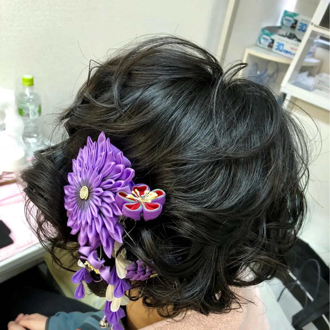 ショート ヘアアレンジ レイヤー×ヘッドスパ *保田遥*のヘアスタイル