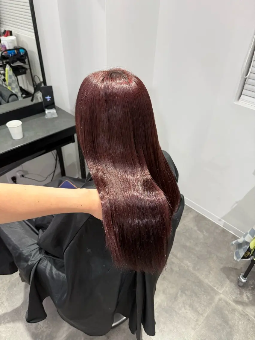 ロング カラー ヘアアレンジ ヘアカラー トリートメント ヘアセット 💗横浜美容室 💗HARUNAのヘアスタイル