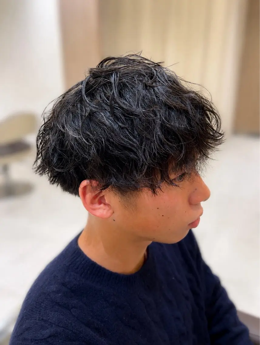 パーマ メンズ カット パーマ EIGHT梅田 /HADUKIのヘアスタイル