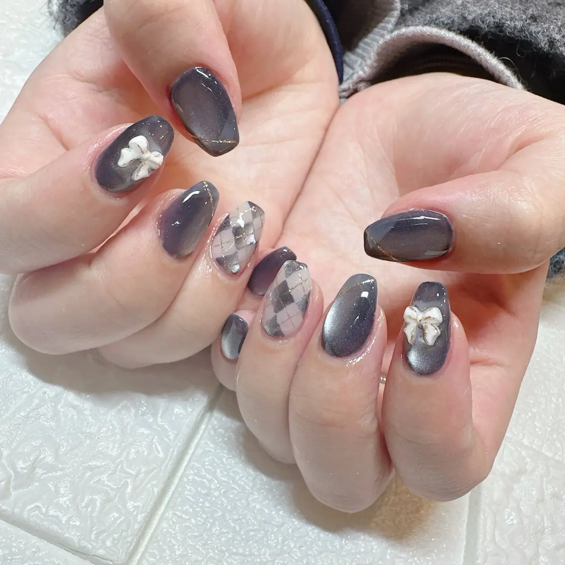 ネイル ハンドネイル I_p4ce 🍊あい🍊のネイルデザイン