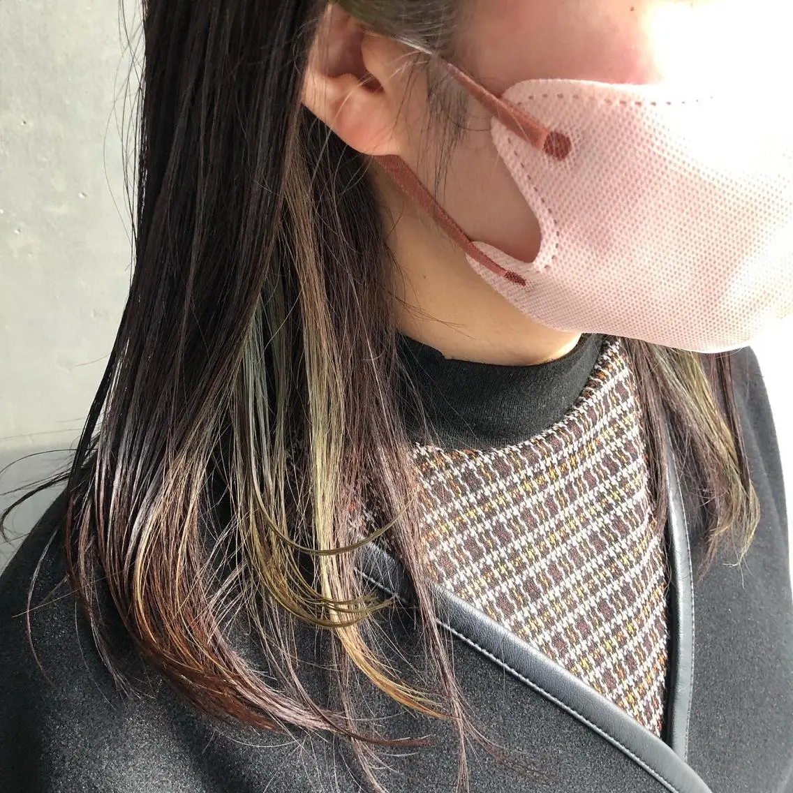 ミディアム カット ヘアカラー Glanz hair 坂牛匠のヘアスタイル